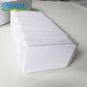 Maint Cr80 Cerdyn Adnabod Blank Gwyn Plastig Inkjet